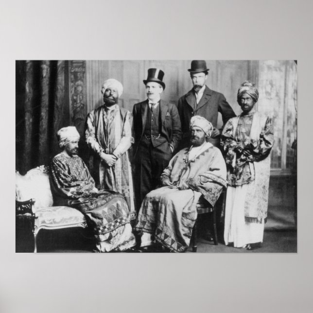 The Emperor of Abyssinia and his Court' Poster (Front)