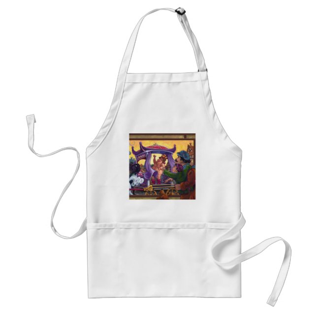 The Emperor’s New Clothes Art Adult Apron (Front)