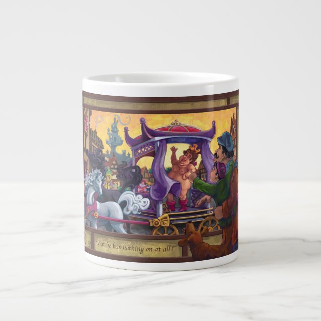 The Emperor’s New Clothes Art Giant Coffee Mug (Front)