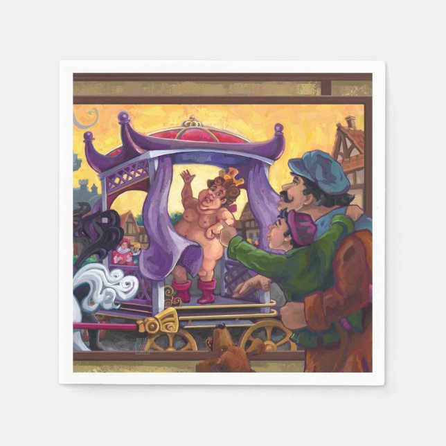 The Emperor’s New Clothes Art Napkins (Front)