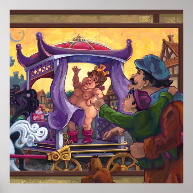 The Emperor’s New Clothes Art Poster (Front)