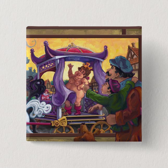 The Emperor’s New Clothes Button (Front)