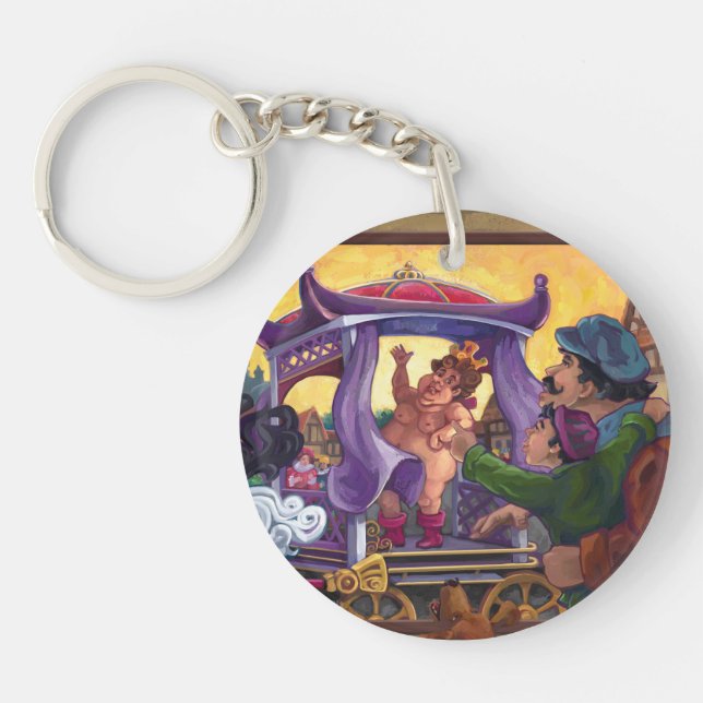 The Emperor’s New Clothes Keychain (Front)