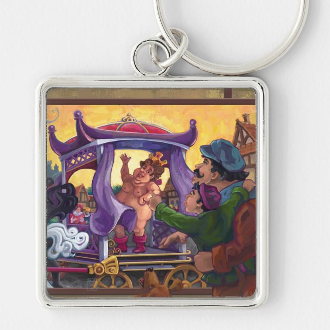 The Emperor’s New Clothes Keychain (Front)