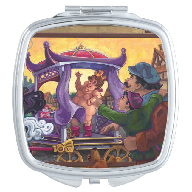 The Emperor’s New Clothes Makeup Mirror (Front)