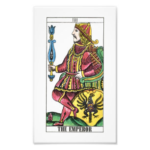 The Emperor Tarot Card Photo Print