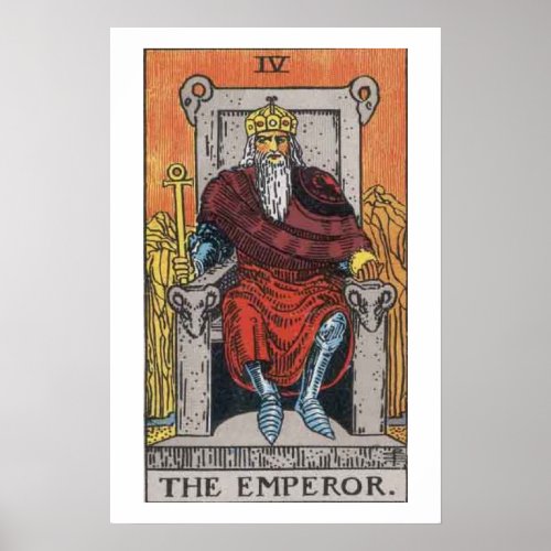 The Emperor Tarot Card Poster
