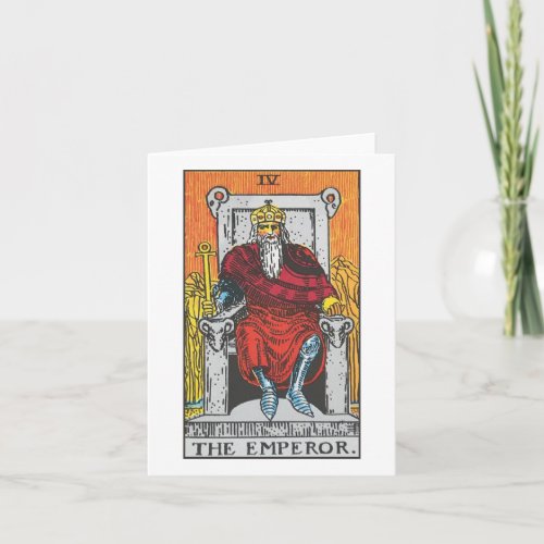 The Emperor tarot card _ Rider Waite Smith tarot