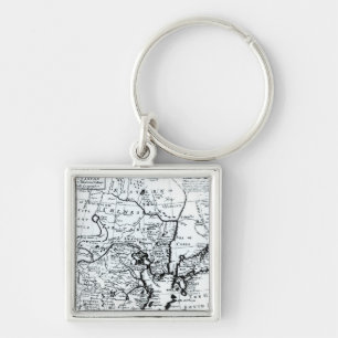 The Empire of China and Island of Japan Keychain