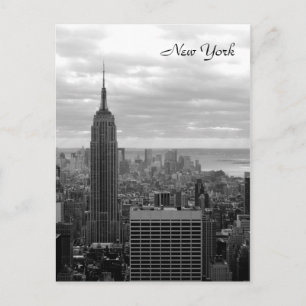 The Empire State Building (Black & White) Postcard