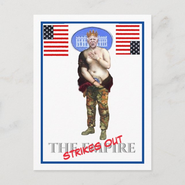 The Empire Strikes Out Postcard (Front)