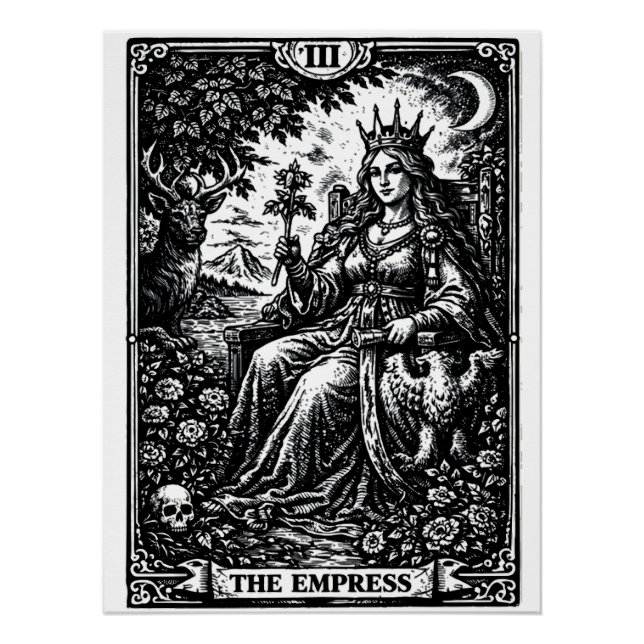The Empress — BurnsInHell Tarot III Poster (Front)