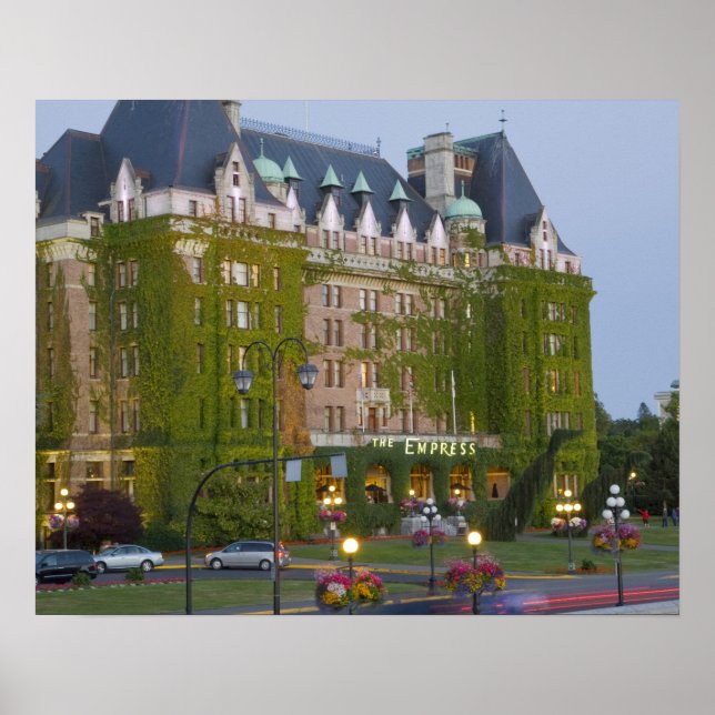 The Empress Hotel at the inner harbor in Poster (Front)