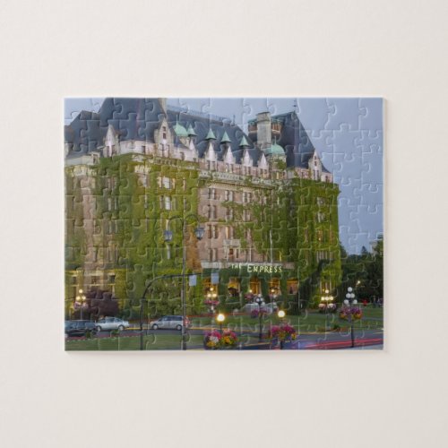 The Empress Hotel at the inner harbour in Jigsaw Puzzle