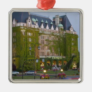The Empress Hotel at the inner harbour in Metal Ornament