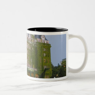 The Empress Hotel at the inner harbour in Two-Tone Coffee Mug