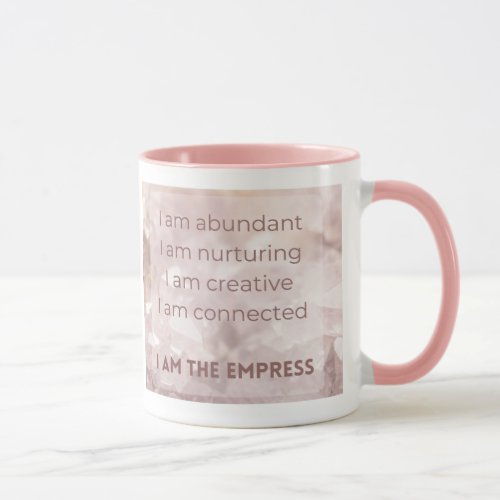 The Empress Tarot Card Affirmation Mug