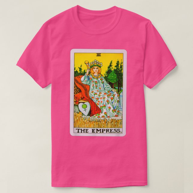 The Empress Tarot Card Graphic T-Shirt (Design Front)