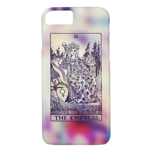 The Empress Tarot Card iPhone Case (Back)