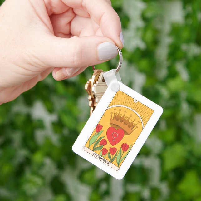 The Empress tarot card major arcana Keychain (Hand)