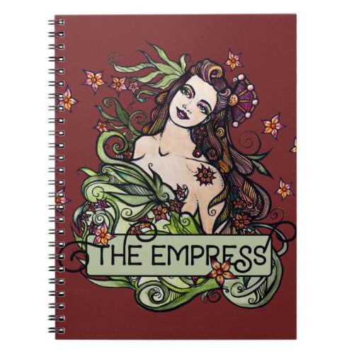 The Empress Tarot Card Notebook