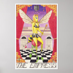 The Empress tarot card Poster