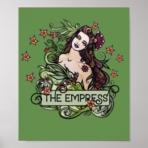 The Empress Tarot Card Poster