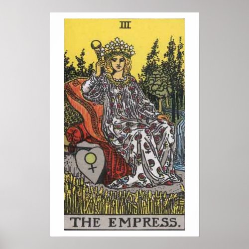 The Empress Tarot Card Poster