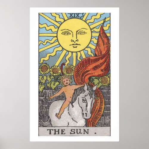 The Empress Tarot Card Poster Bold Brilliant Color