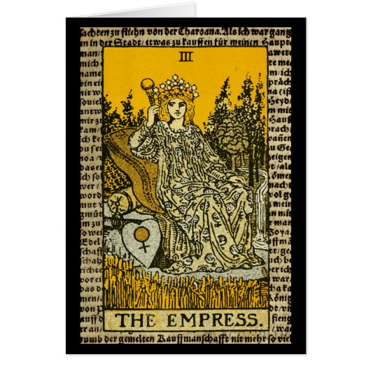 The Empress Tarot Cards (Front)
