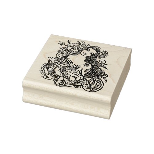 The empress tarot goddess art rubber stamp