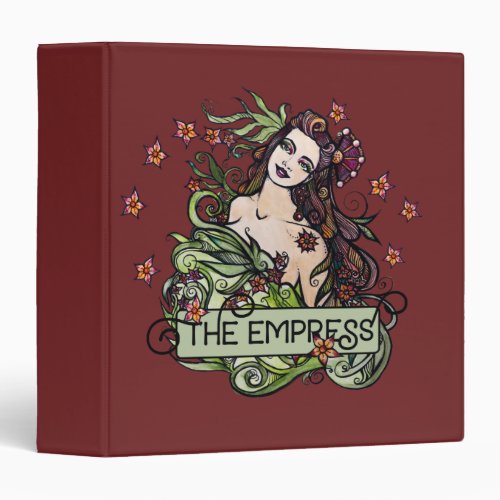 The Empress Tarot Goddess Witch 3 Ring Binder