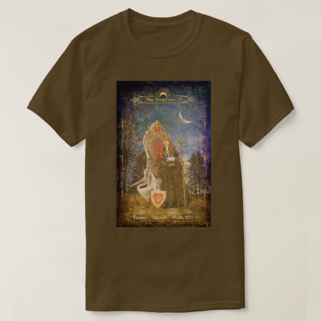 The Empress Tarot T-Shirt (Design Front)