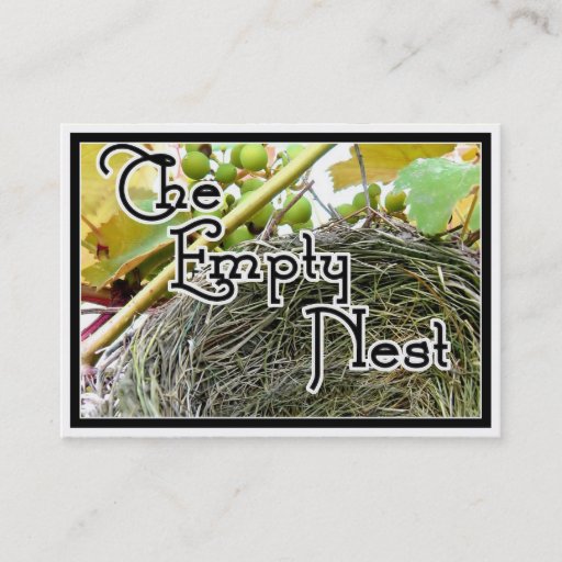 Customizable The Empty Nest Business Card