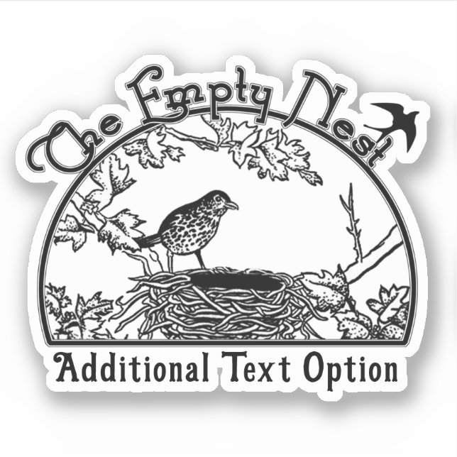 The Empty Nest Sticker (Front)