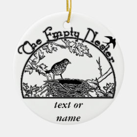 The Empty Nester Ceramic Ornament