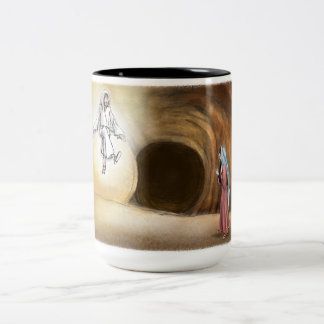 The Empty Tomb Two-Tone Mug, 15 oz Two-Tone Coffee Mug