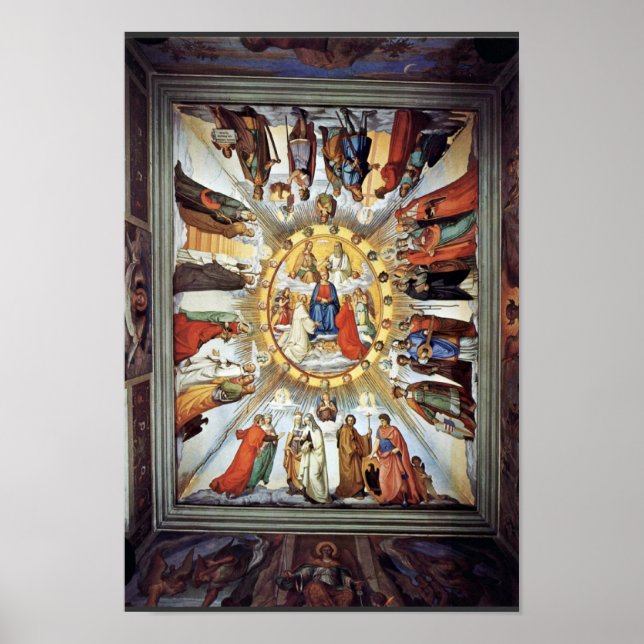 The Empyrean And Figures From The Eight Heavens Poster (Front)