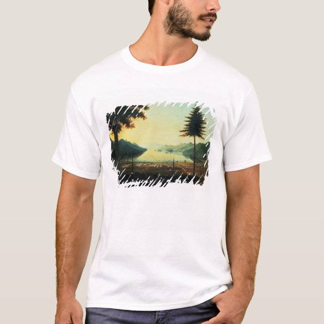 The Encampment at Lake George, New York, 1759 (oil T-Shirt (Front)
