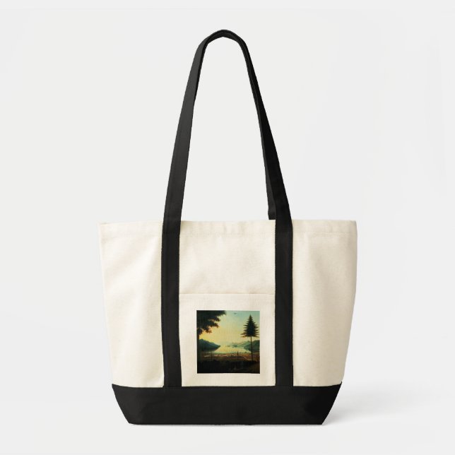 The Encampment at Lake George, New York, 1759 (oil Tote Bag (Front)