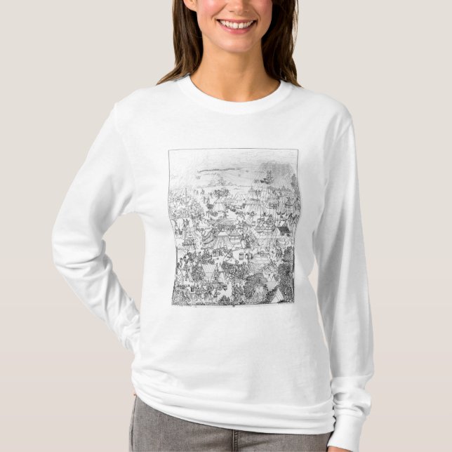 The Encampment of King Henry VIII at Marquison T-Shirt (Front)