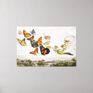 The Enchanted Carriage of the Fairy Queen (1870) Canvas Print
