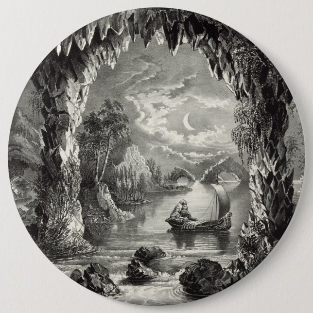 The Enchanted Cave Pinback Button (Front)