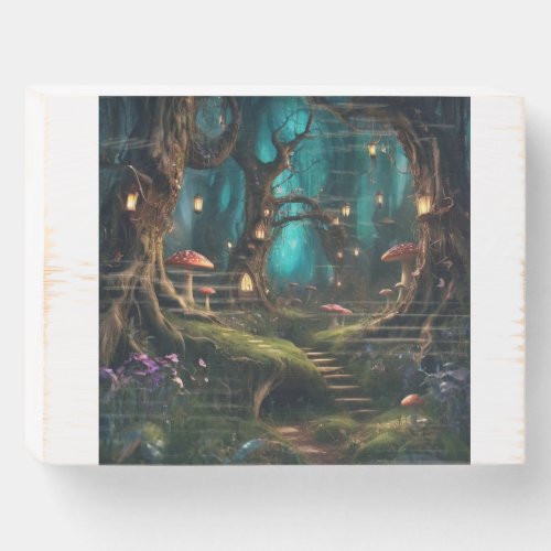 The Enchanted Fores Wooden Box Sign