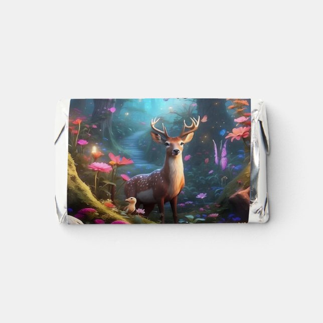 The Enchanted Forest a Mystical Oasis 2 Lines Text Hershey's Miniatures (Front)