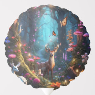 The Enchanted Forest a Mystical Oasis Balloon