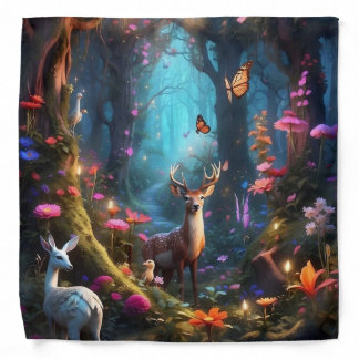The Enchanted Forest a Mystical Oasis Bandana