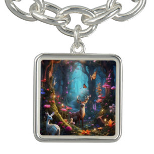 The Enchanted Forest a Mystical Oasis Bracelet