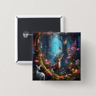 The Enchanted Forest a Mystical Oasis Button