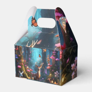 The Enchanted Forest a Mystical Oasis Favor Boxes